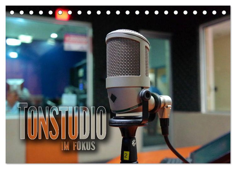 Produktbild: Tonstudio im Fokus (Tischkalender 2026 DIN A5 quer), CALVENDO Monatskalender
