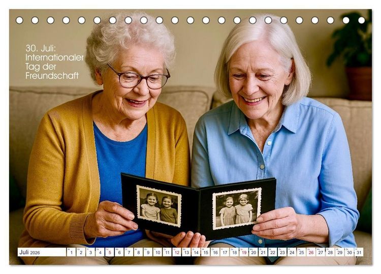 Produktbild: Gedenktage 2026. Sinnvolle und kuriose Tage im Jahr (Tischkalender 2026 DIN A5 quer), CALVENDO Monatskalender