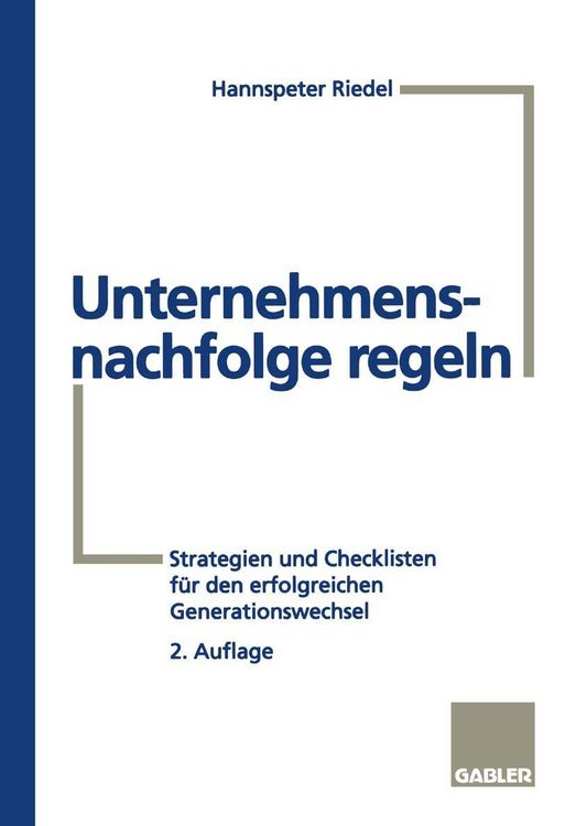Produktbild: Unternehmensnachfolge regeln