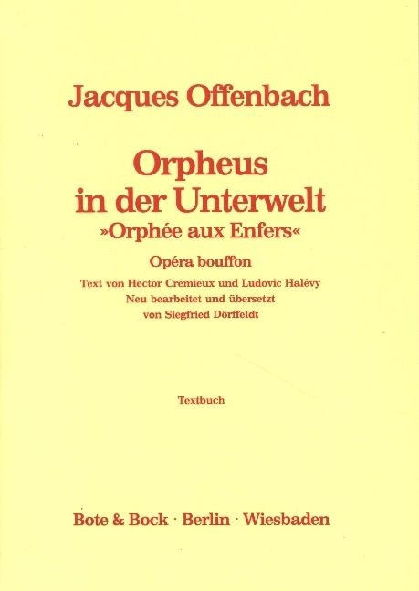 Produktbild: Orpheus in der Unterwelt