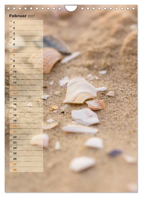 Produktbild: Zwischen D&uuml;nen und Watt / Geburtstagskalender (Wandkalender 2027 DIN A4 hoch), CALVENDO Monatskalender