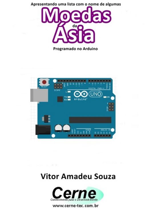 Produktbild: Apresentando Uma Lista Com O Nome De Algumas Moedas Da &Aacute;sia Com Display Lcd Programado No Arduino