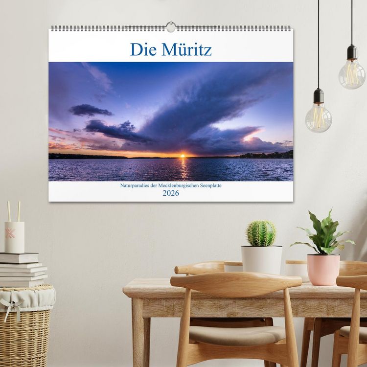 Produktbild: Die M&uuml;ritz - Naturparadies der Mecklenburgischen Seenplatte (Wandkalender 2026 DIN A2 quer), CALVENDO Monatskalender