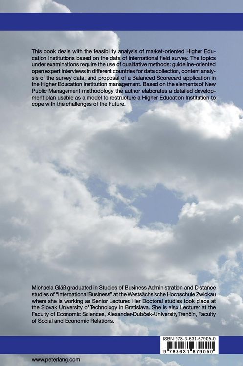 Produktbild: Higher Education Modelling