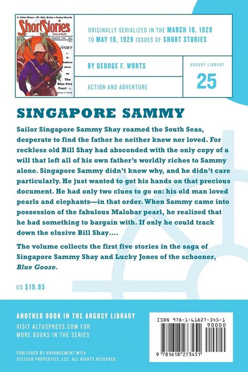 Produktbild: The Blue Fire Pearl - The Complete Adventures of Singapore Sammy, Volume 1