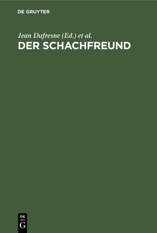 Produktbild: Der Schachfreund