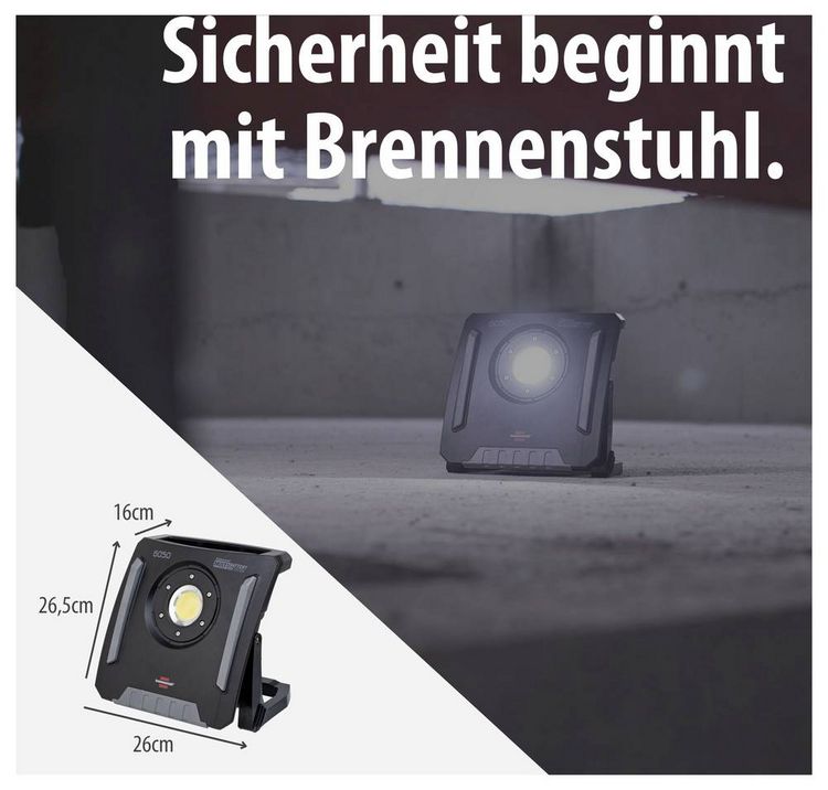 Produktbild: Brennenstuhl Multi Battery 6050 MH Akku-Baustrahler EEK E 61.6 W 6200 lm Tageslichtwei&szlig; 1173140600