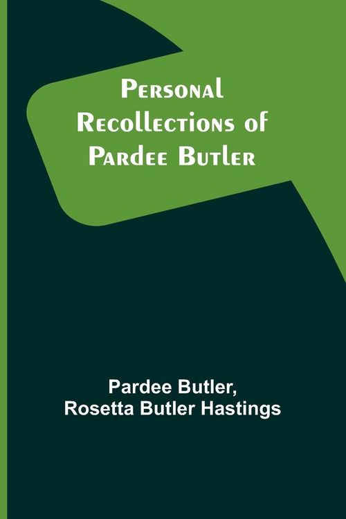 Produktbild: Personal Recollections of Pardee Butler