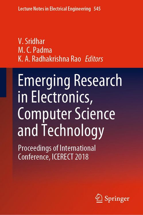 Produktbild: Emerging Research in Electronics, Computer Science and Technology