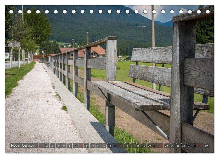 Produktbild: Pustertal im Osten S&uuml;dtirols (Tischkalender 2026 DIN A5 quer), CALVENDO Monatskalender