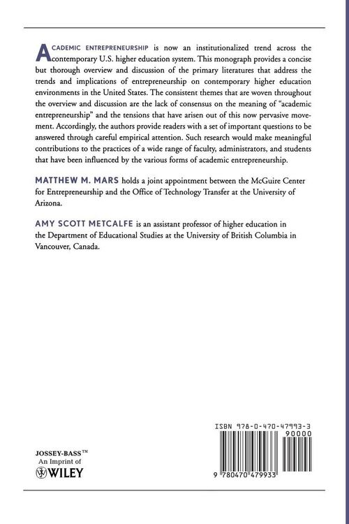 Produktbild: Mars, M: Entrepreneurial Domains of American Higher Educatio
