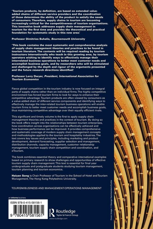Produktbild: Tourism Supply Chain Management