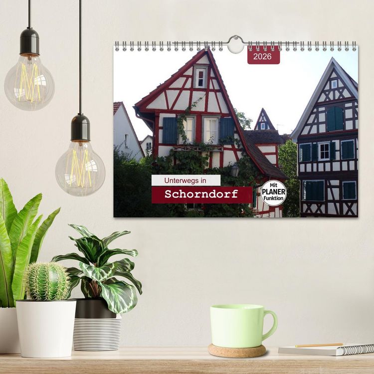 Produktbild: Unterwegs in Schorndorf (Wandkalender 2026 DIN A4 quer), CALVENDO Monatskalender