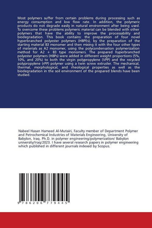 Produktbild: Novel Hyperbranched Polymers Blended with Thermoplastic Polymer