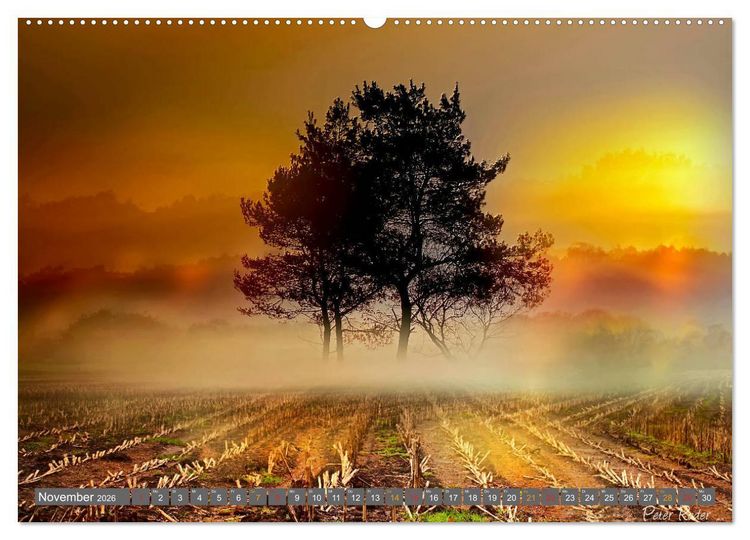 Produktbild: Friesland, verzauberte Landschaft an der Nordsee (hochwertiger Premium Wandkalender 2026 DIN A2 quer), Kunstdruck in Hochglanz
