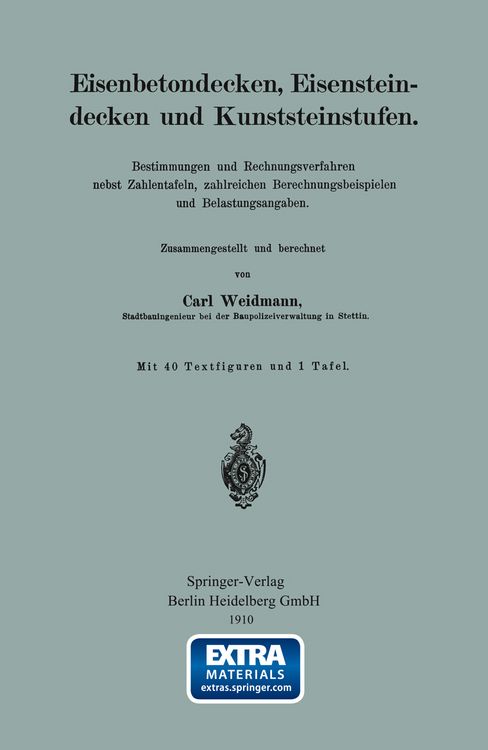 Produktbild: Eisenbetondecken, Eisensteindecken und Kunststeinstufen
