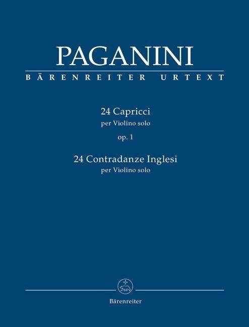 Produktbild: 24 Capricci op. 1 per Violino Solo / 24 Contradanze inglesi per Violino Solo