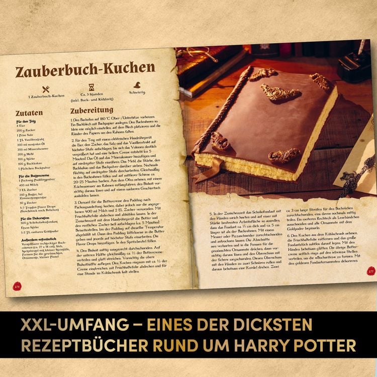 Produktbild: Butterbier & Siruptorte. Das ultimative Koch- und Backbuch f&uuml;r Potter-Fans