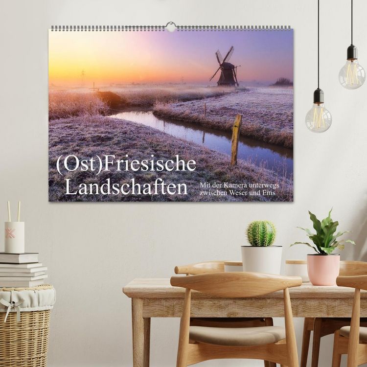 Produktbild: (Ost)Friesische Landschaften (Wandkalender 2026 DIN A2 quer), CALVENDO Monatskalender