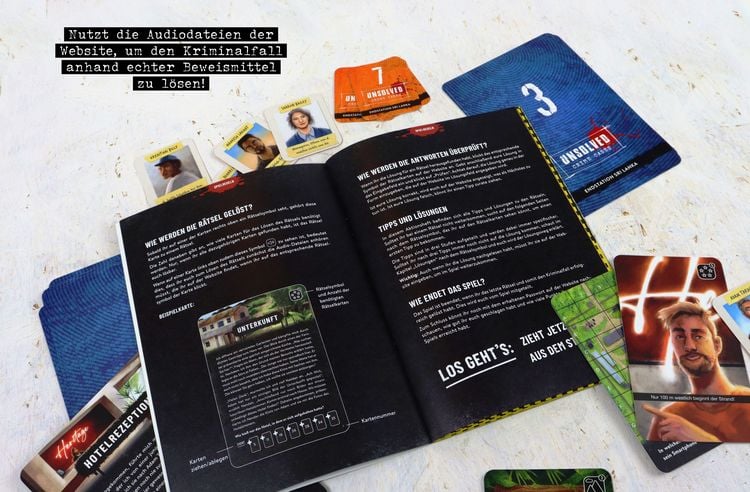 Krimi-Spielebox: Unsolved Crime Cases - Endstation Sri Lanka