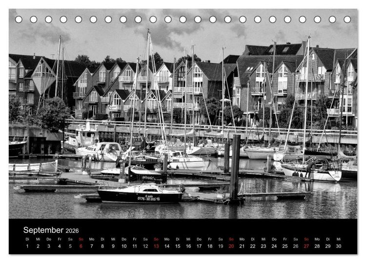 Produktbild: Willkommen in Cuxhaven (Tischkalender 2026 DIN A5 quer), CALVENDO Monatskalender
