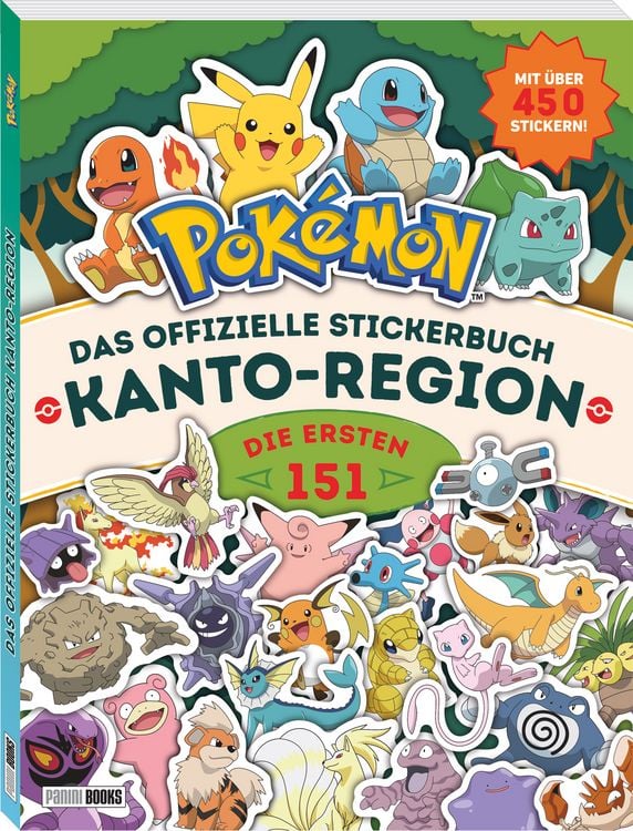 Produktbild: Pok&eacute;mon: Das offizielle Stickerbuch Kanto-Region - Die ersten 151