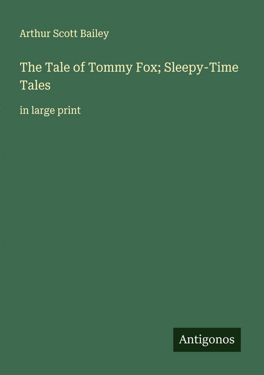 Produktbild: The Tale of Tommy Fox; Sleepy-Time Tales