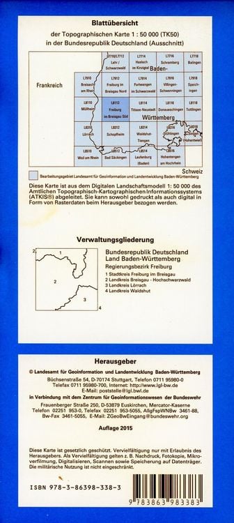Produktbild: L8112 Freiburg im Breisgau S&uuml;d