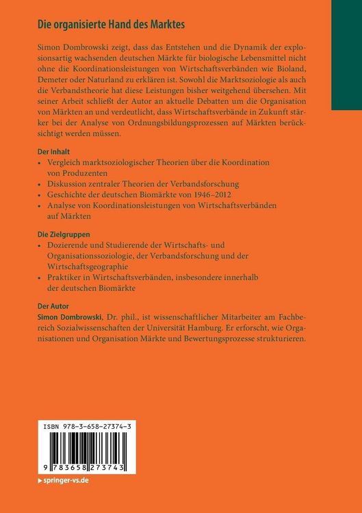 Produktbild: Die organisierte Hand des Marktes