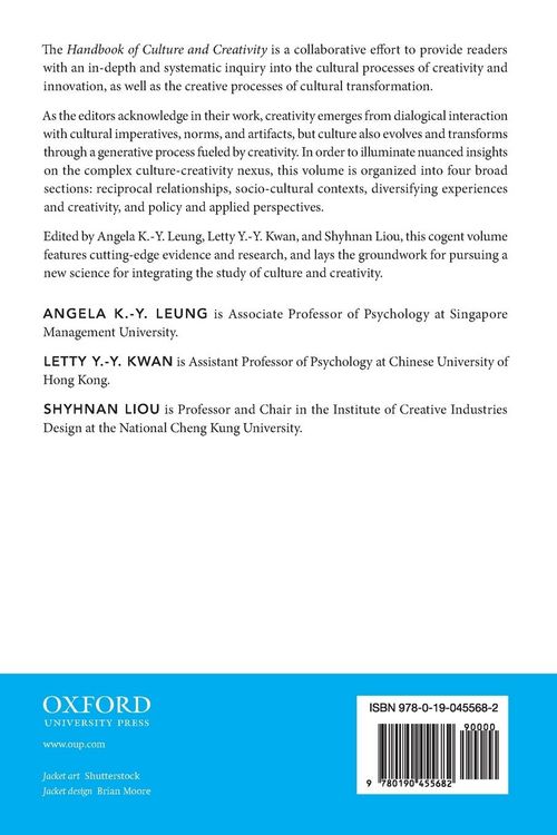 Produktbild: Handbook of Culture and Creativity