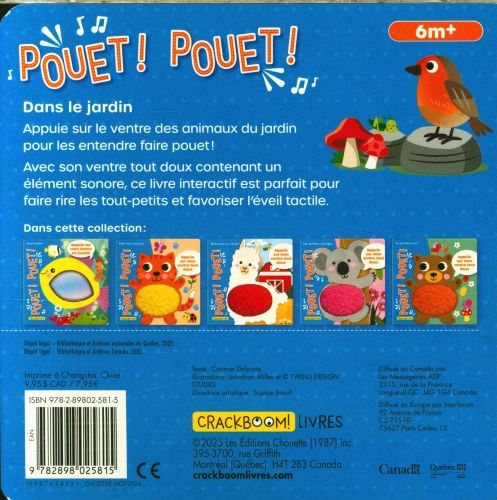 Produktbild: Pouet ! Pouet ! : dans le jardin