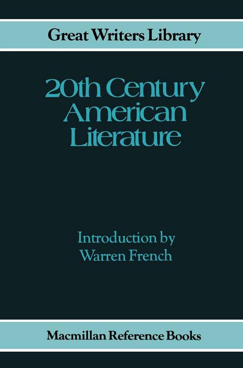 Produktbild: Twentieth Century American Literature