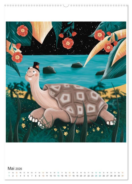 Produktbild: SAVE OUR OCEANS - Ursprung allen Lebens (hochwertiger Premium Wandkalender 2026 DIN A2 hoch), Kunstdruck in Hochglanz