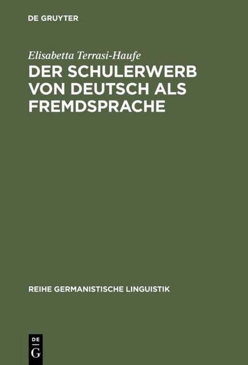 Produktbild: Der Schulerwerb von Deutsch als Fremdsprache