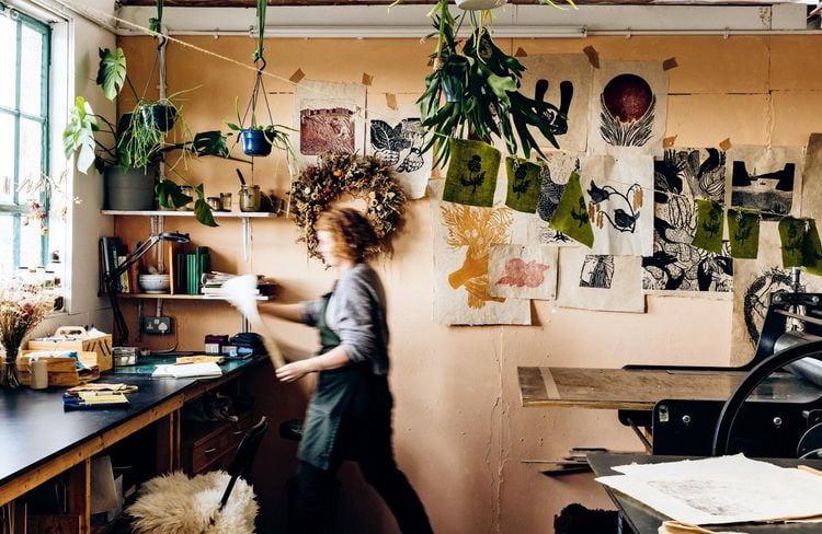 Produktbild: BOTANICAL BLOCK PRINTING HB