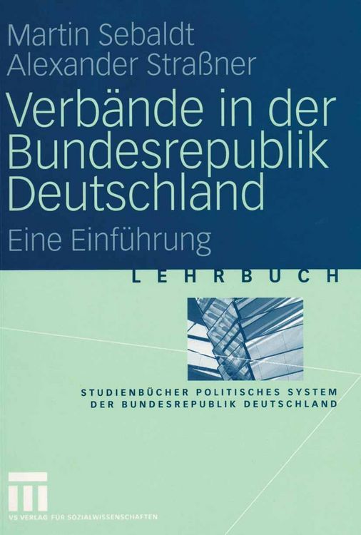 Produktbild: Verb&auml;nde in der Bundesrepublik Deutschland