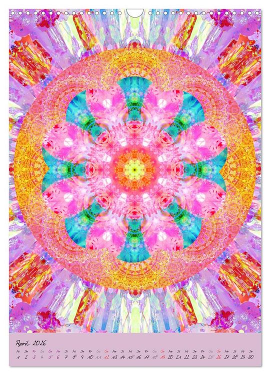 Produktbild: Bl&uuml;hende Mandalas (Wandkalender 2026 DIN A3 hoch), CALVENDO Monatskalender