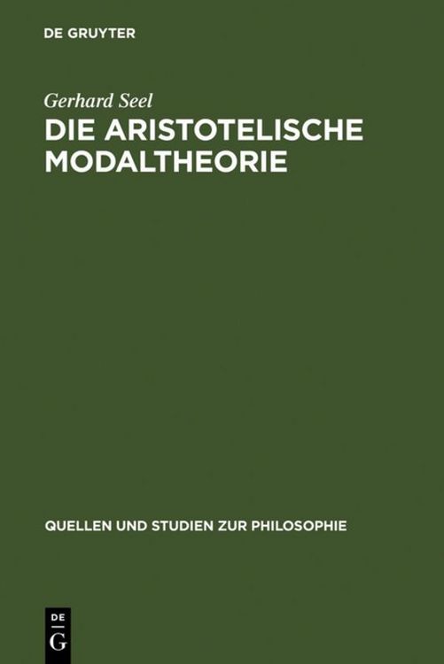 Produktbild: Die Aristotelische Modaltheorie