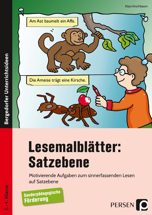 Produktbild: Lesemalbl&auml;tter: Satzebene