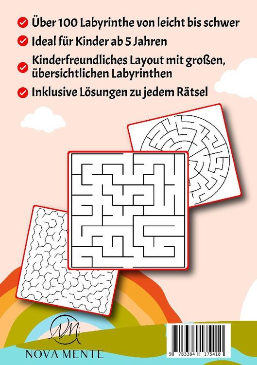 Produktbild: Labyrinthe f&uuml;r Kinder ab 5 Jahren - Band 24