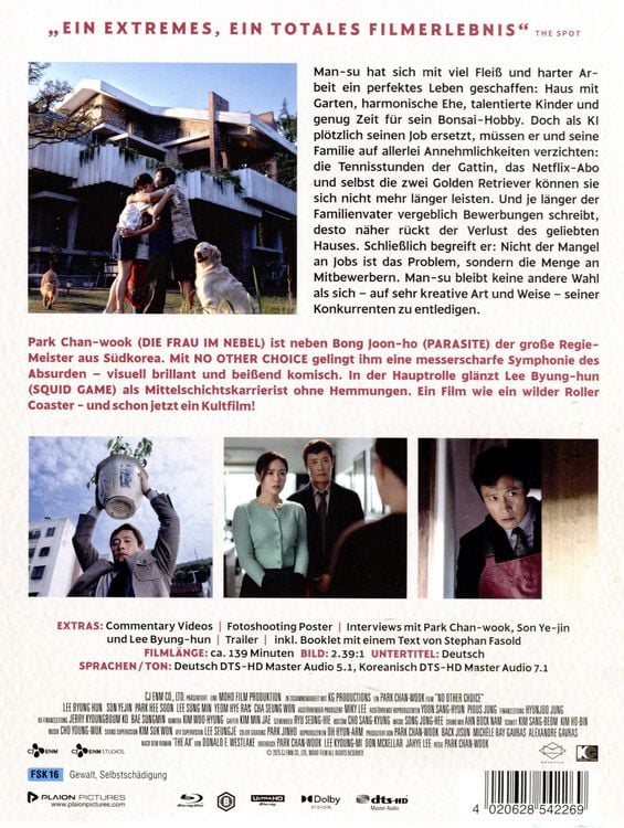 Produktbild: No Other Choice - Mediabook (4K Ultra HD + Blu-ray)