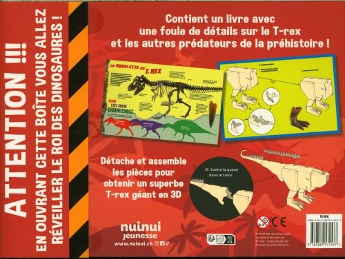 Produktbild: T-rex : construis ton dinosaure g&eacute;ant en 3D