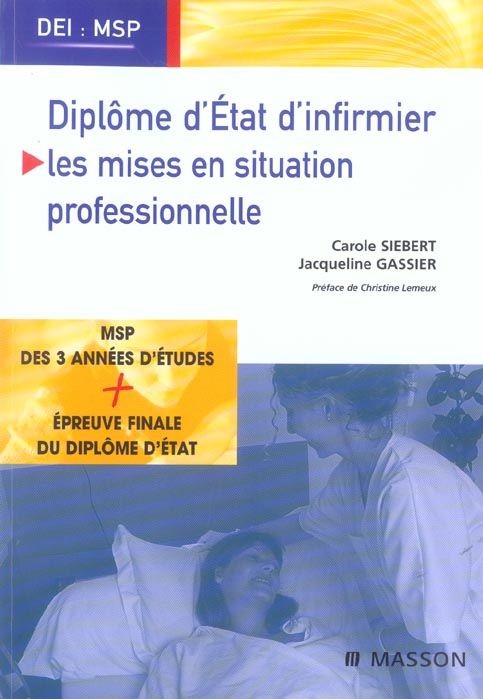 Produktbild: Diplome D'Etat D'Infirmier ; les Mises en Situation Professionnelle