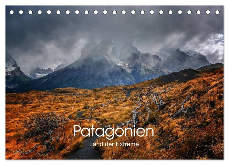 Produktbild: Patagonien-Land der Extreme (Tischkalender 2026 DIN A5 quer), CALVENDO Monatskalender