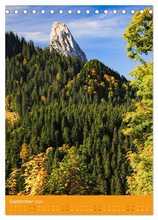 Produktbild: Das Allg&auml;u &ndash; eine Landschaft wie im M&auml;rchen (Tischkalender 2026 DIN A5 hoch), CALVENDO Monatskalender