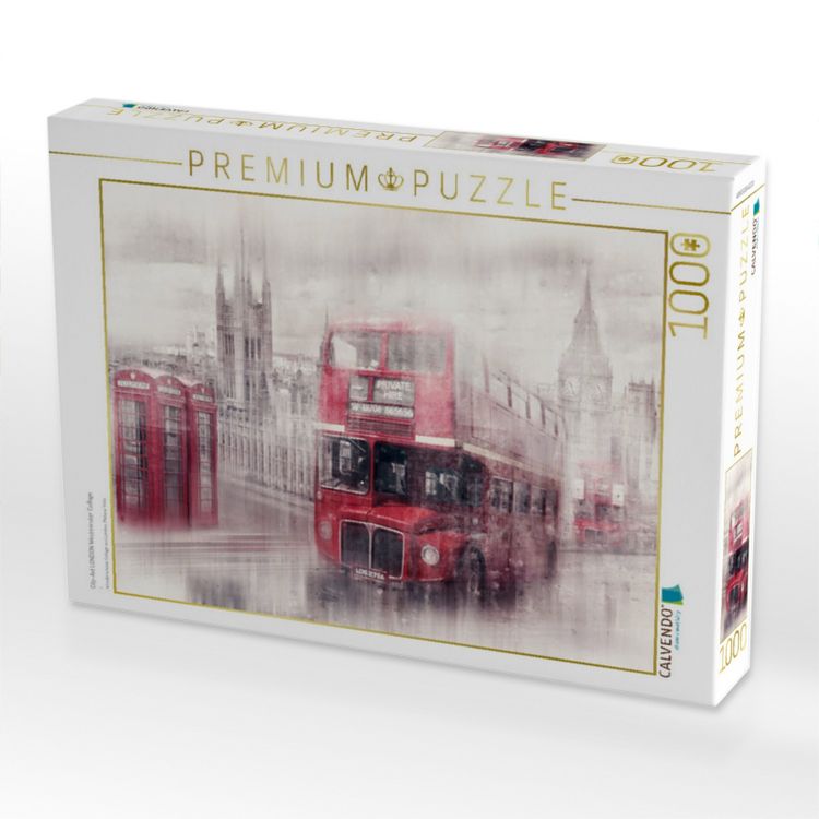 Produktbild: CALVENDO Puzzle City-Art LONDON Westminster Collage | 1000 Teile Lege-Gr&ouml;&szlig;e 64x48cm Foto-Puzzle f&uuml;r gl&uuml;ckliche Stunden
