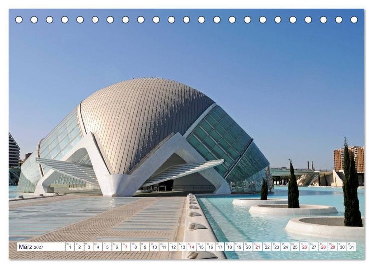 Produktbild: Valencia (Tischkalender 2027 DIN A5 quer), CALVENDO Monatskalender
