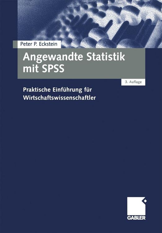 Produktbild: Angewandte Statistik mit SPSS