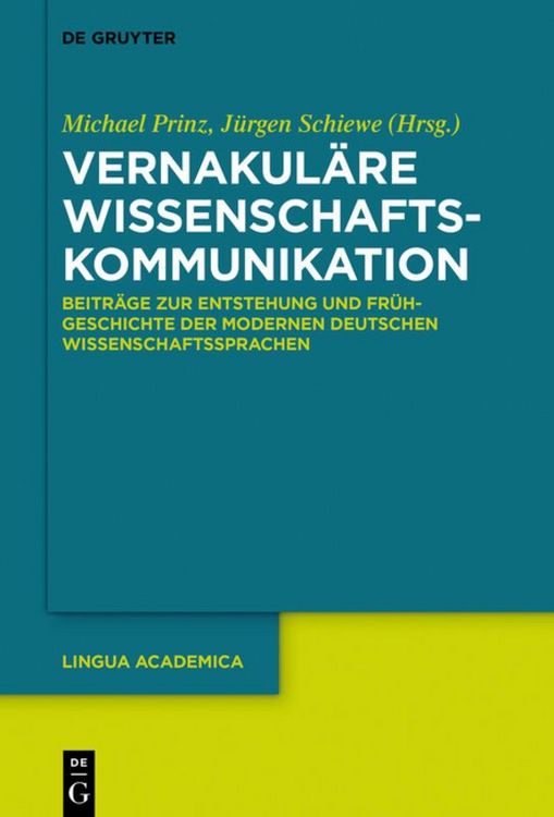 Produktbild: Vernakul&auml;re Wissenschaftskommunikation