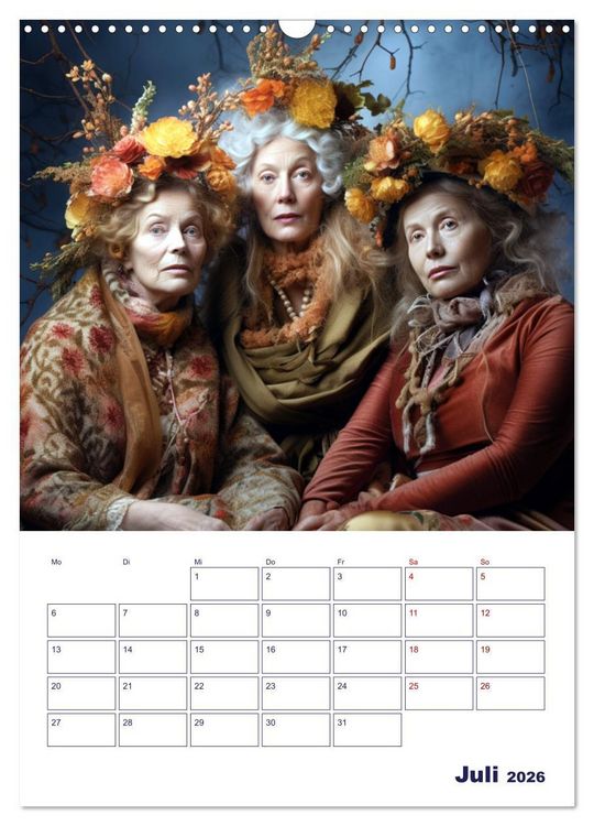 Produktbild: Die lebhafte Jahreszeiten! (Wandkalender 2026 DIN A3 hoch), CALVENDO Monatskalender